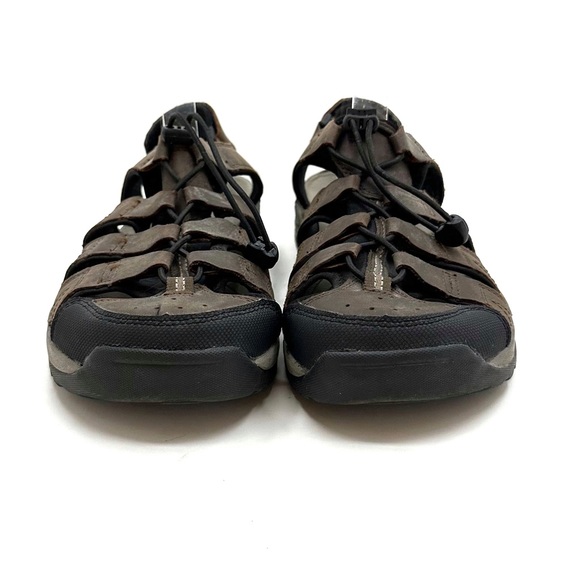 Abeo | Men's Leather Denver Closed Toe Sandals Size 12 - Picture 3 of 10